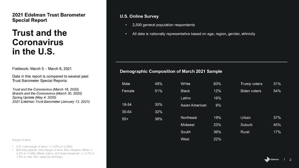 Trust and the Coronavirus in the US. - Page 2